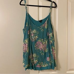 Torrid size 3 turquoise tank top